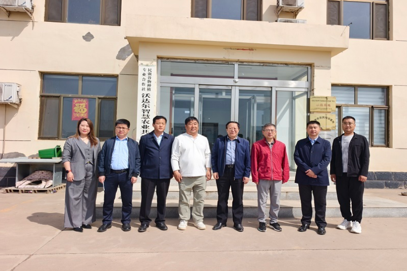 中国农业机械流通协会会长范建华一行来天津考察调研智慧农业与农机产业发展工作